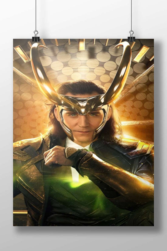 Loki (Marvel Cinematic Universe) Main Subject: Loki (Marvel Cinematic Universe) Matte BoizzBoard rigid print — Superhero