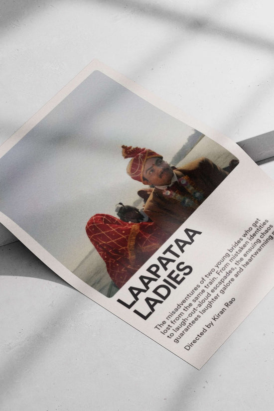 Laapataa Ladies (the film) Main Subject: Laapataa Ladies (the film) Matte poster print — Bollywood wall art India |