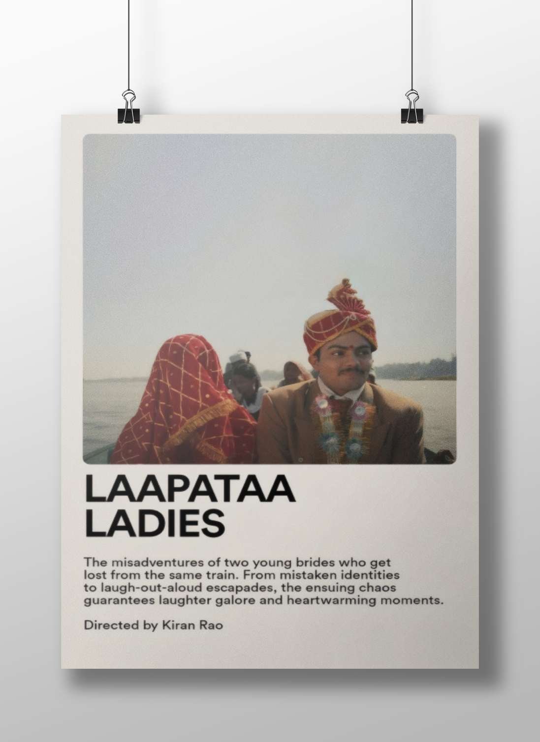 Laapataa Ladies (the film) Main Subject: Laapataa Ladies (the film) Matte BoizzBoard rigid print — Bollywood wall art India