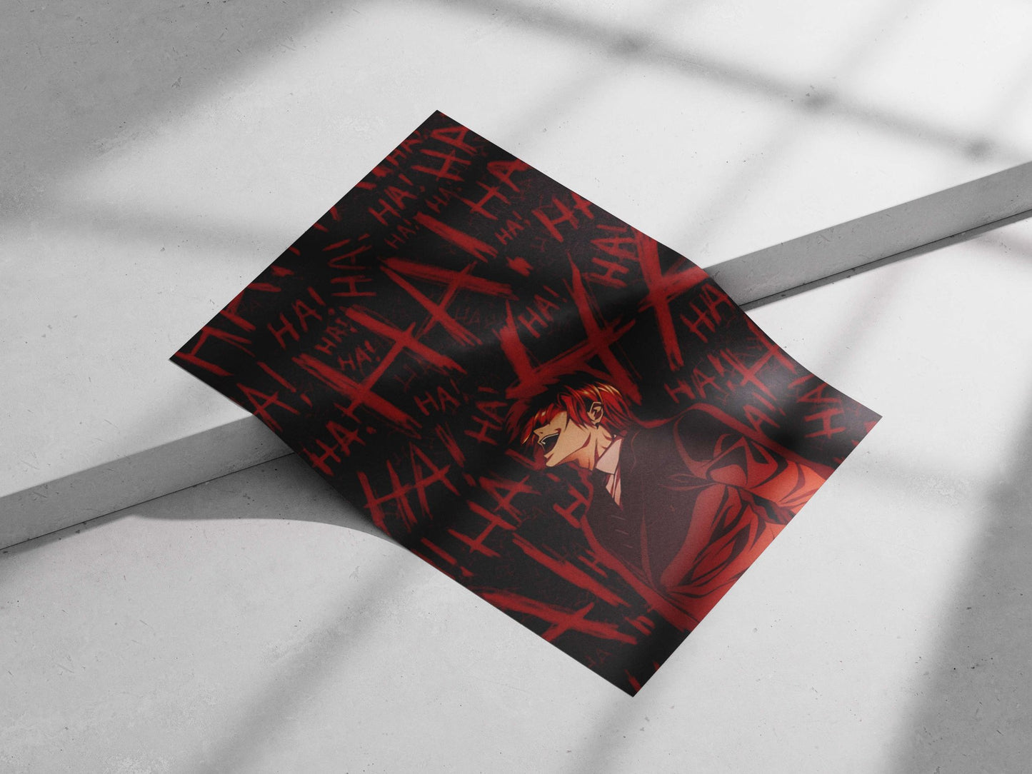 Kanji from Baccano! (Japanese anime series) Main Subject: Kanji from Baccano! (Japanese anime series) Matte poster print —