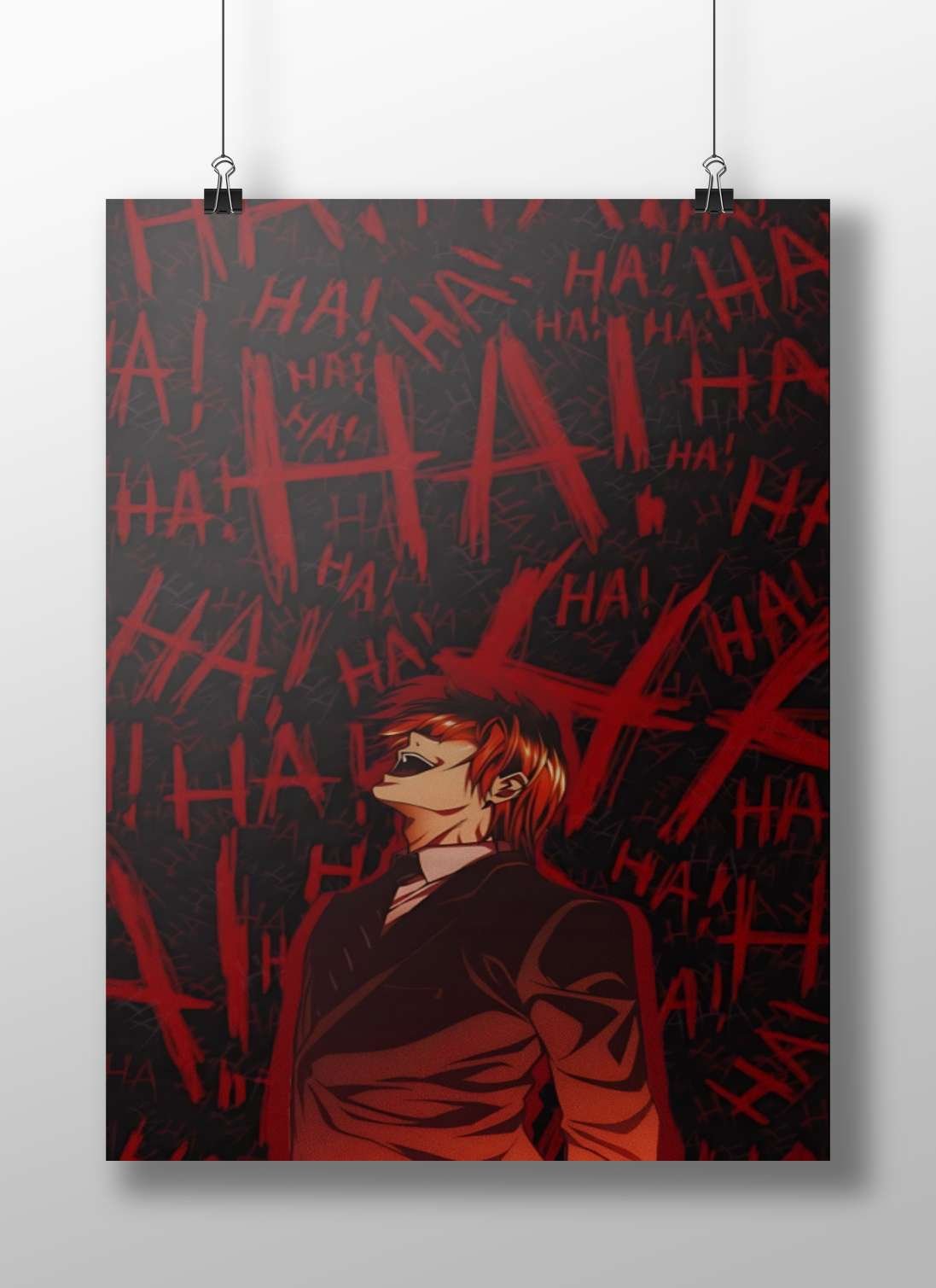 Kanji from Baccano! (Japanese anime series) Main Subject: Kanji from Baccano! (Japanese anime series) Matte BoizzBoard rigid
