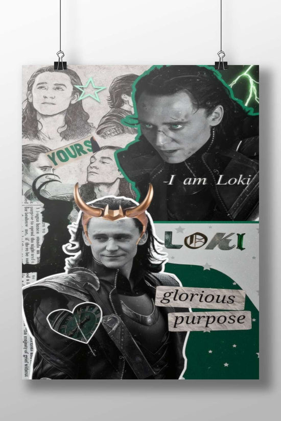 Loki (Marvel Cinematic Universe) Main Subject: Loki (Marvel Cinematic Universe) Matte BoizzBoard rigid print — Superhero