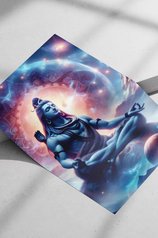 Lord Shiva (Hindu deity) Main Subject: Lord Shiva (Hindu deity) Matte poster print — Sanatan wall art India | PosterBoizz