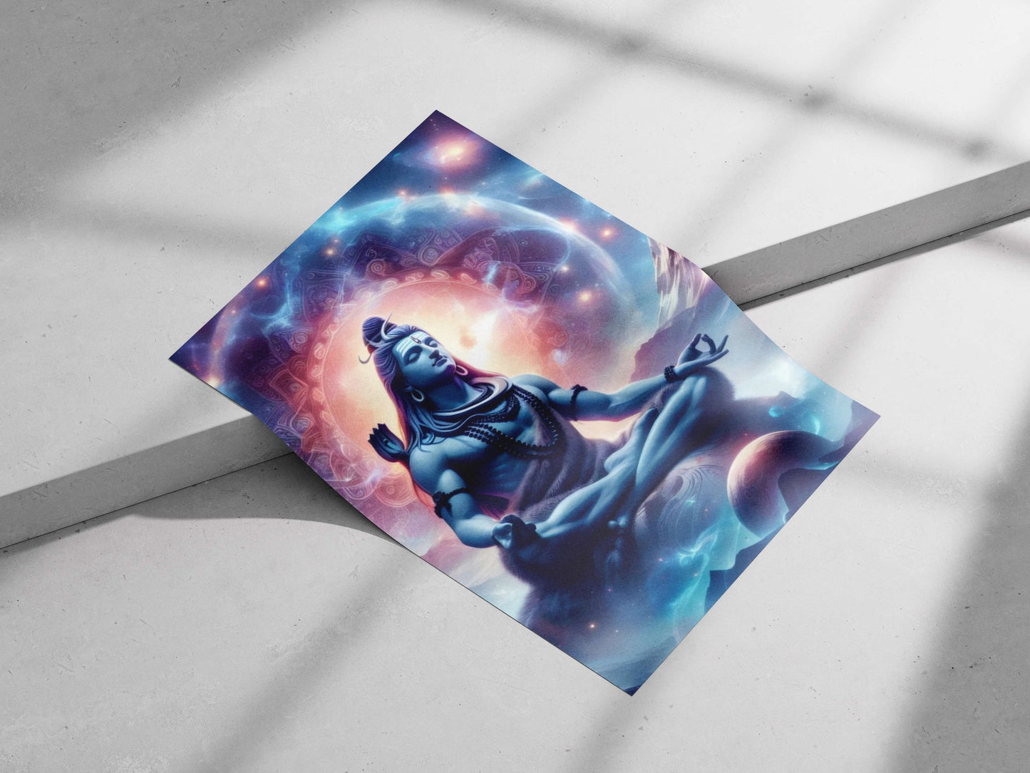 Lord Shiva (Hindu deity) Main Subject: Lord Shiva (Hindu deity) Matte poster print — Sanatan wall art India | PosterBoizz