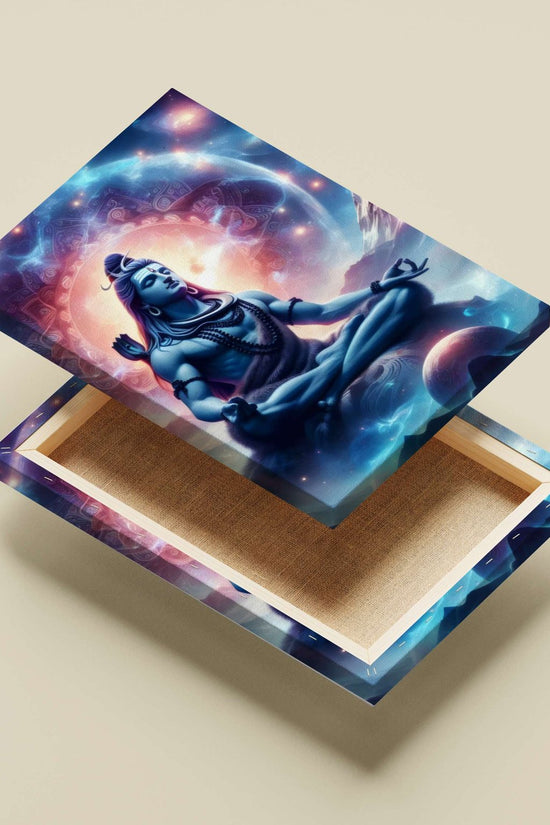Lord Shiva (Hindu deity) Main Subject: Lord Shiva (Hindu deity) Canvas wall art — Sanatan wall art India | PosterBoizz