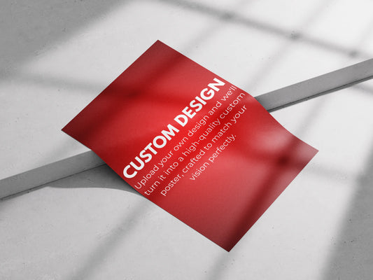 Custom Poster Print – Upload Your Own Design | Personalized Wall Art for Home & Office Decor