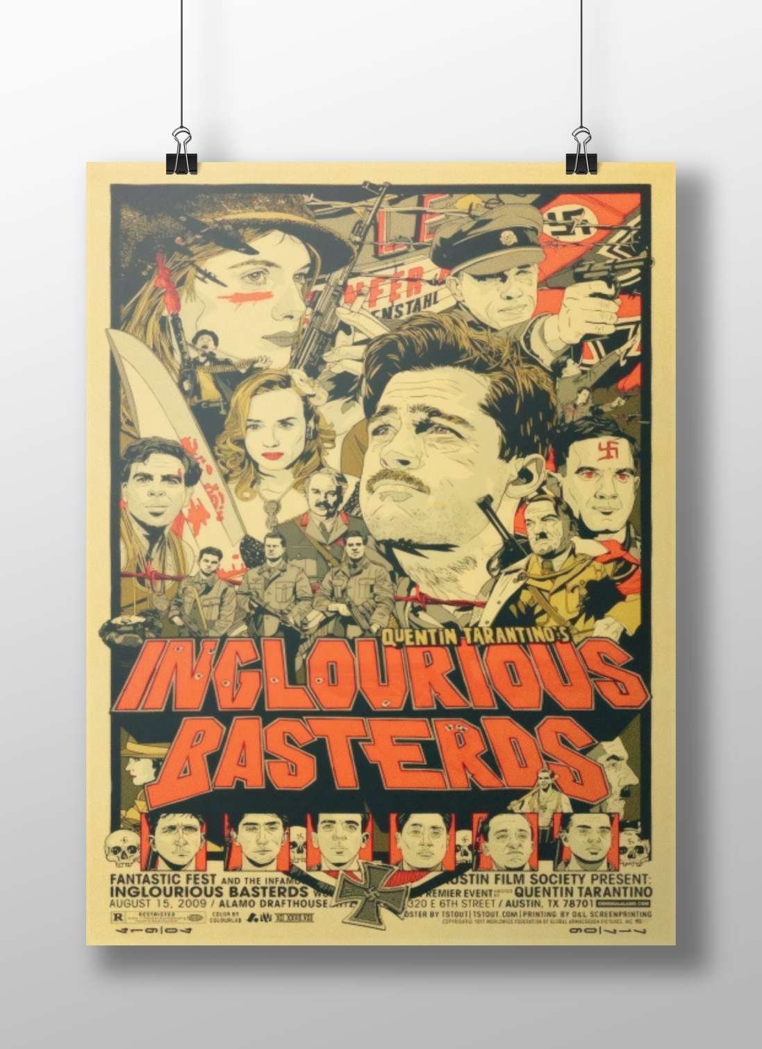 Quentin Tarantino's "Inglourious Basterds" Main Subject: Quentin Tarantino's "Inglourious Basterds" Matte BoizzBoard rigid