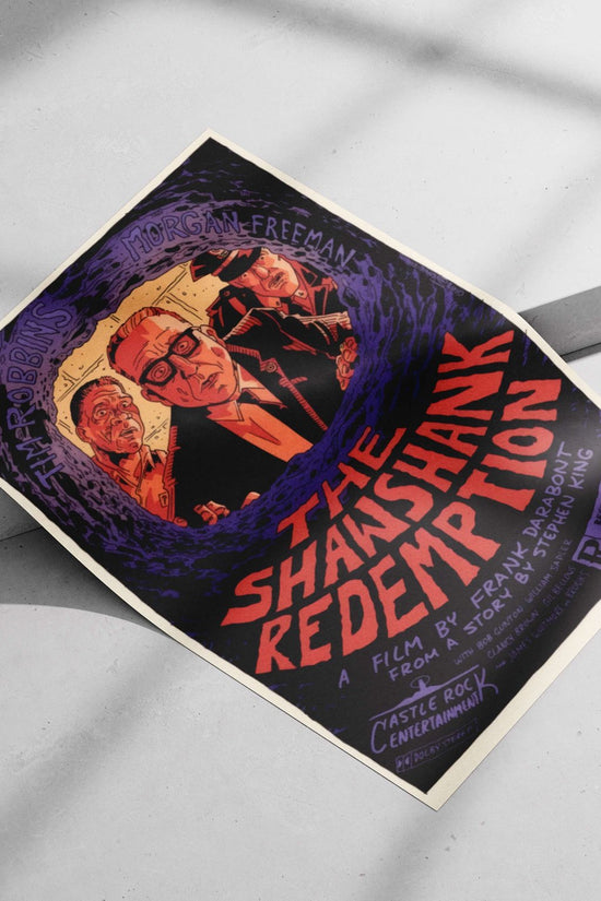 The Shawshank Redemption (film) Main Subject: The Shawshank Redemption (film) Matte poster print — Bollywood wall art India