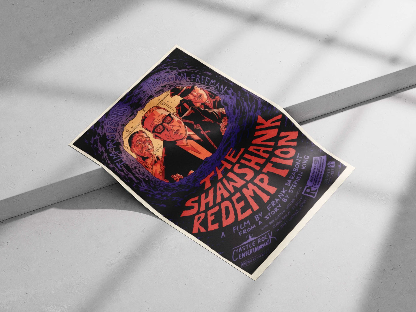 The Shawshank Redemption (film) Main Subject: The Shawshank Redemption (film) Matte poster print — Bollywood wall art India