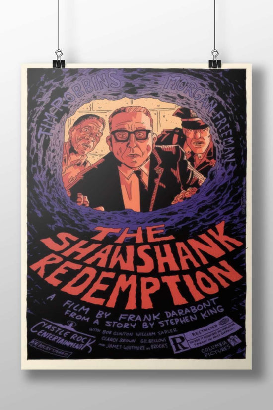 The Shawshank Redemption (film) Main Subject: The Shawshank Redemption (film) Matte BoizzBoard rigid print — Bollywood wall