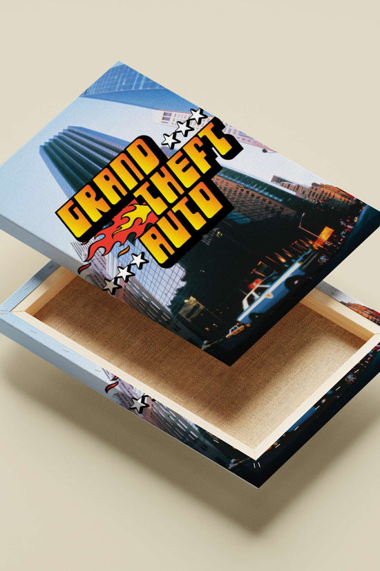 Grand Theft Auto Urban Edgy Pop Art Poster – Game Lovers' Dream Wall Decor