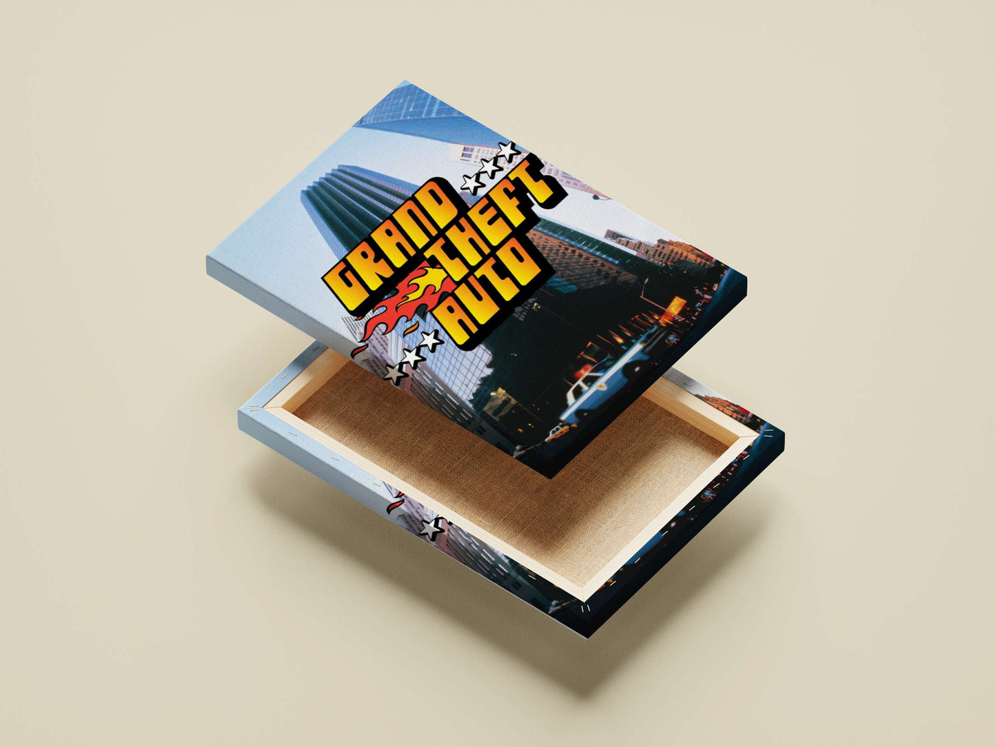Grand Theft Auto Urban Edgy Pop Art Poster – Game Lovers' Dream Wall Decor