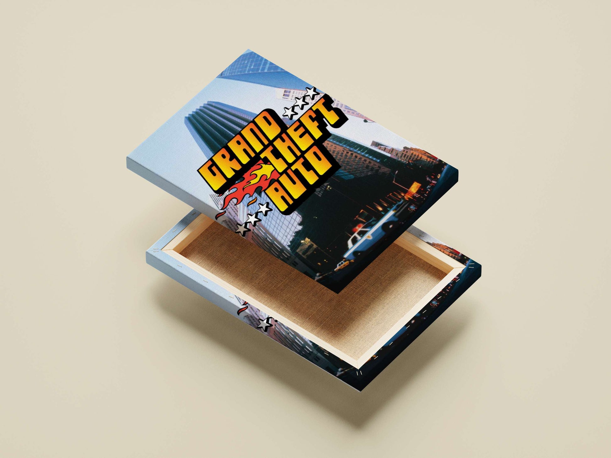 Grand Theft Auto Urban Edgy Pop Art Poster – Game Lovers' Dream Wall Decor