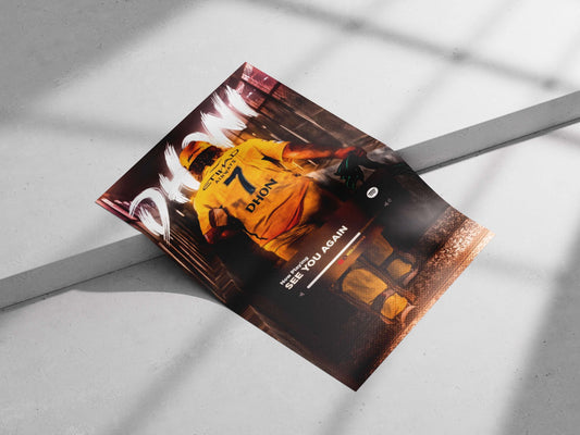 MS Dhoni (Indian cricket captain) Main Subject: MS Dhoni (Indian cricket captain) Matte poster print — Sports wall art India