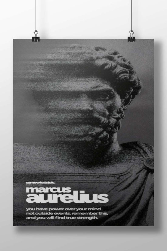 Marcus Aurelius Main Subject: Marcus Aurelius Matte BoizzBoard rigid print — Sanatan wall art India | PosterBoizz