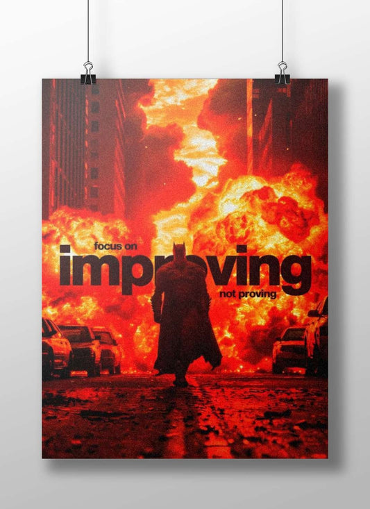 Batman (DC Comics) Main Subject: Batman (DC Comics) Matte BoizzBoard rigid print — Superhero wall art India | PosterBoizz
