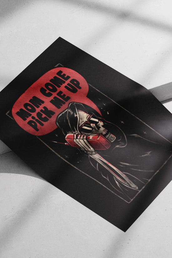 Death (Grim Reaper) Main Subject: Death (Grim Reaper) Matte poster print — Art wall art India | PosterBoizz