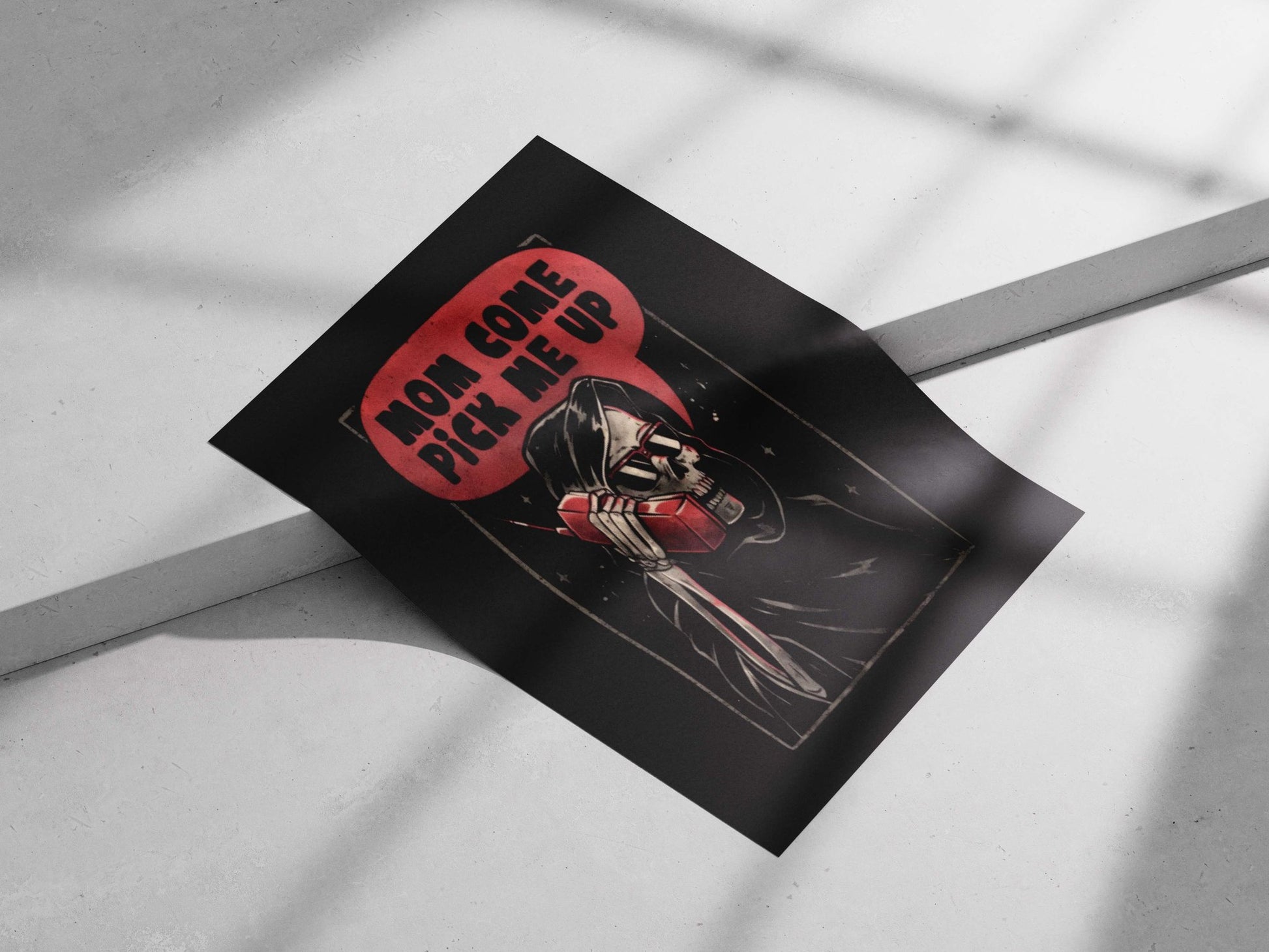 Death (Grim Reaper) Main Subject: Death (Grim Reaper) Matte poster print — Art wall art India | PosterBoizz