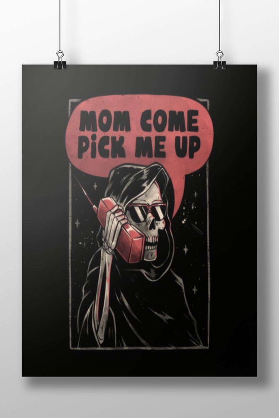 Death (Grim Reaper) Main Subject: Death (Grim Reaper) Matte BoizzBoard rigid print — Art wall art India | PosterBoizz