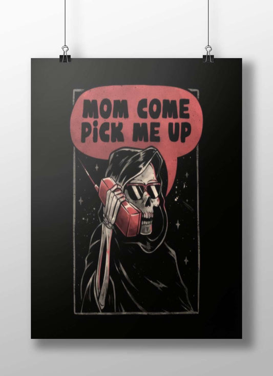 Death (Grim Reaper) Main Subject: Death (Grim Reaper) Matte BoizzBoard rigid print — Art wall art India | PosterBoizz