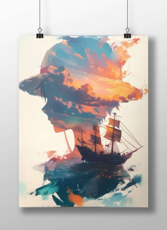 No specific character Generic Art/Abstract Modern Digital Abstract Matte BoizzBoard rigid print — Art wall art India |