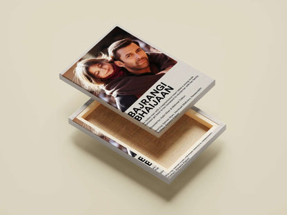 Bajrangi Bhaijaan Movie Poster – Salman Khan & Harshaali Malhotra Emotional Bollywood Art | Heartwarming Cinema Wall Decor