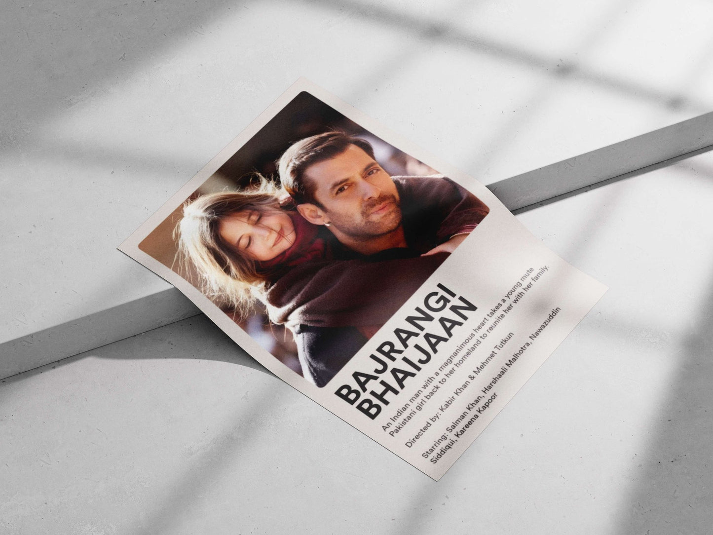 Bajrangi Bhaijaan Main Subject: Bajrangi Bhaijaan Matte poster print — Bollywood wall art India | PosterBoizz