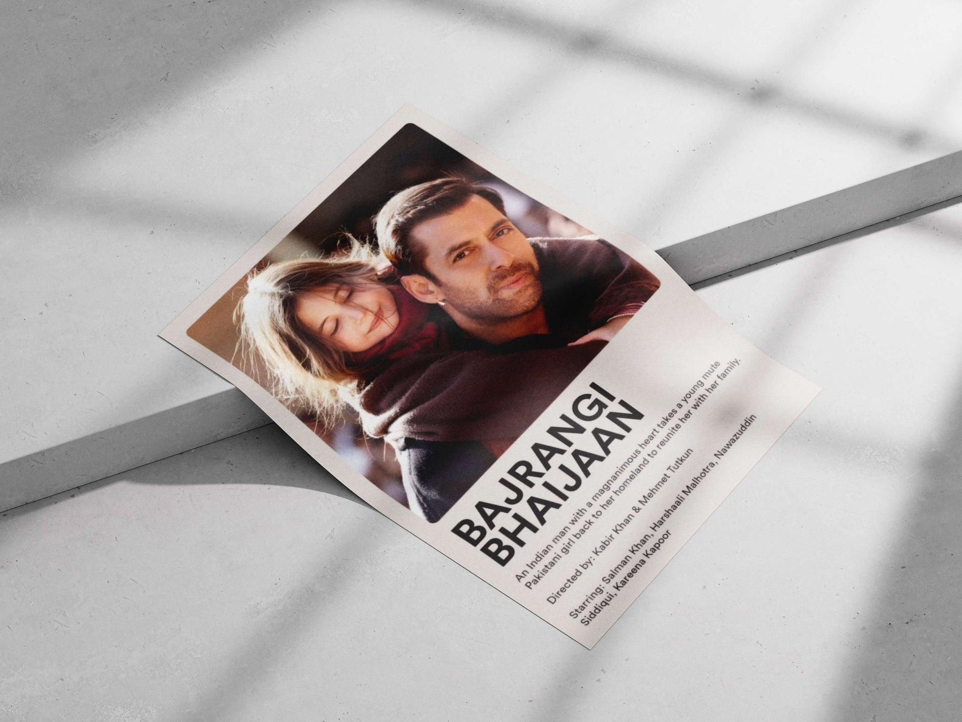 Bajrangi Bhaijaan Main Subject: Bajrangi Bhaijaan Matte poster print — Bollywood wall art India | PosterBoizz