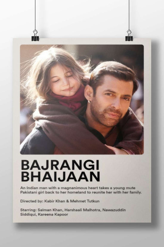 Bajrangi Bhaijaan Main Subject: Bajrangi Bhaijaan Matte BoizzBoard rigid print — Bollywood wall art India | PosterBoizz