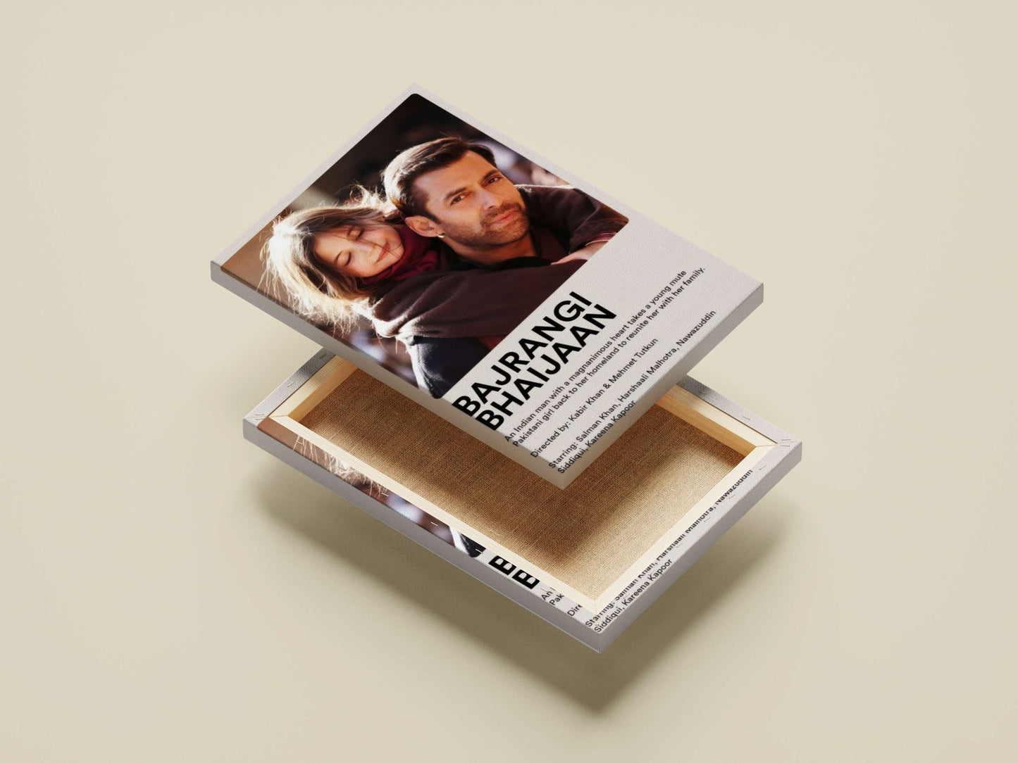 Bajrangi Bhaijaan Main Subject: Bajrangi Bhaijaan Canvas wall art — Bollywood wall art India | PosterBoizz