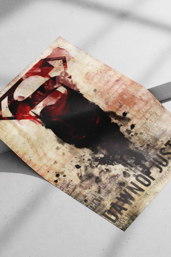 Superman (DC Comics) Main Subject: Superman (DC Comics) Matte poster print — Superhero wall art India | PosterBoizz