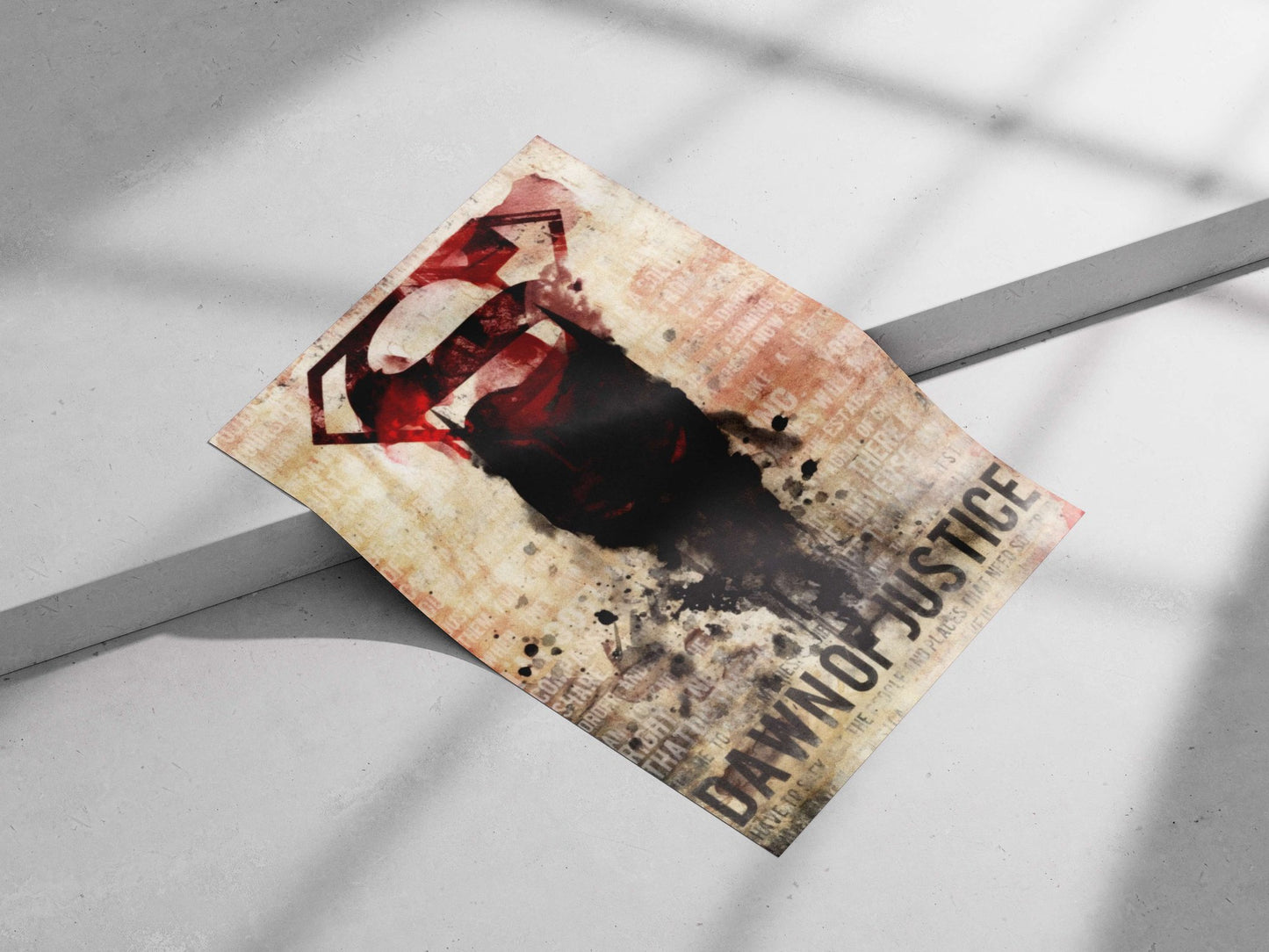 Superman (DC Comics) Main Subject: Superman (DC Comics) Matte poster print — Superhero wall art India | PosterBoizz