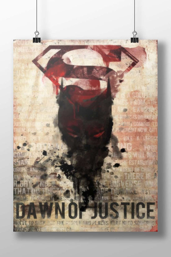 Superman (DC Comics) Main Subject: Superman (DC Comics) Matte BoizzBoard rigid print — Superhero wall art India | PosterBoizz