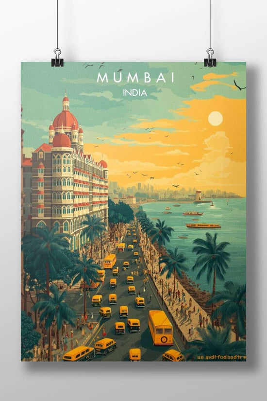 Taj Mahal Palace Hotel in Mumbai, India Main Subject: Taj Mahal Palace Hotel in Mumbai, India Matte BoizzBoard rigid print —
