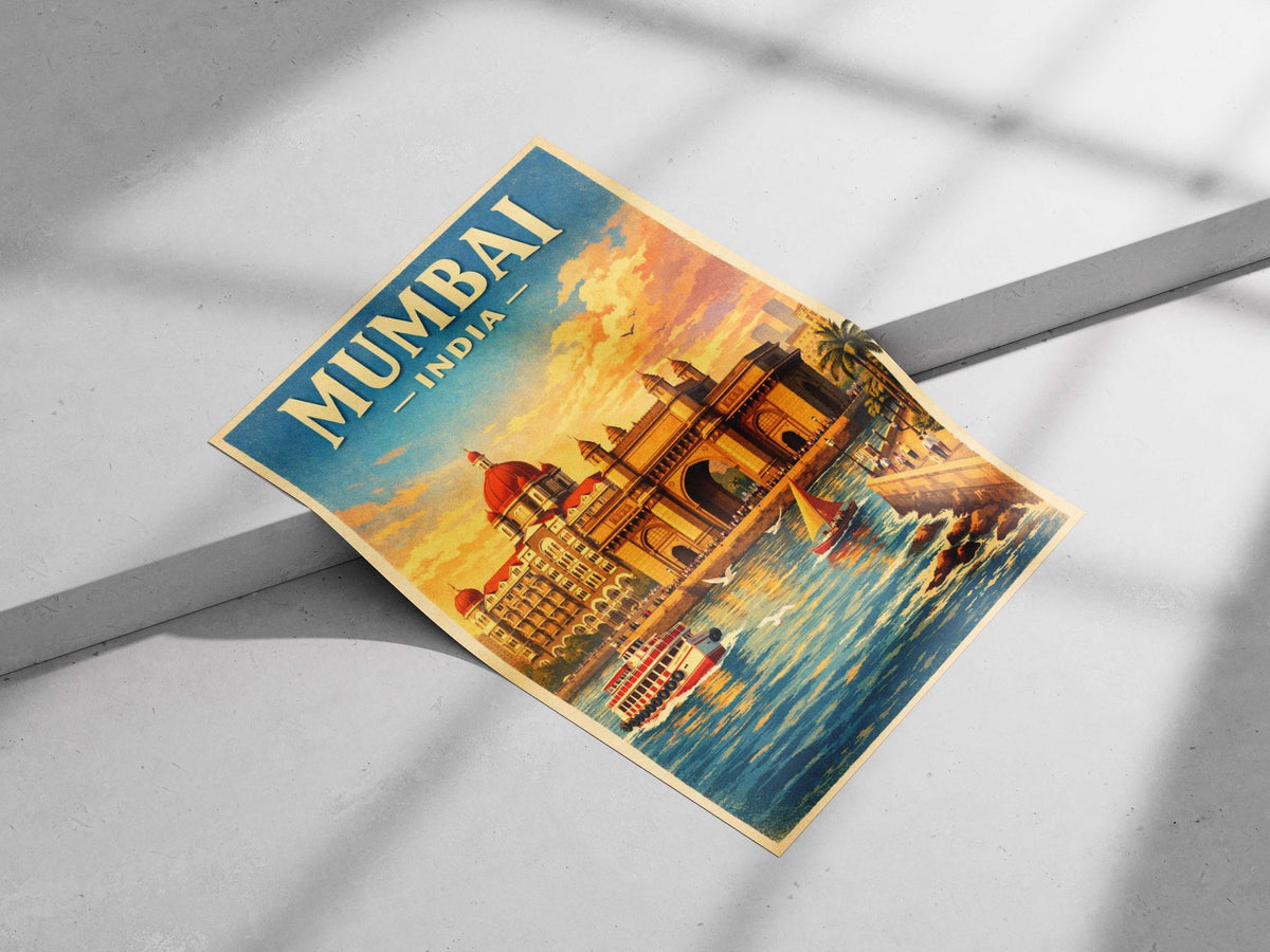 Gateway of India Main Subject: Gateway of India Matte poster print — Bollywood wall art India | PosterBoizz