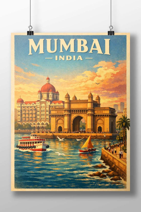 Gateway of India Main Subject: Gateway of India Matte BoizzBoard rigid print — Bollywood wall art India | PosterBoizz