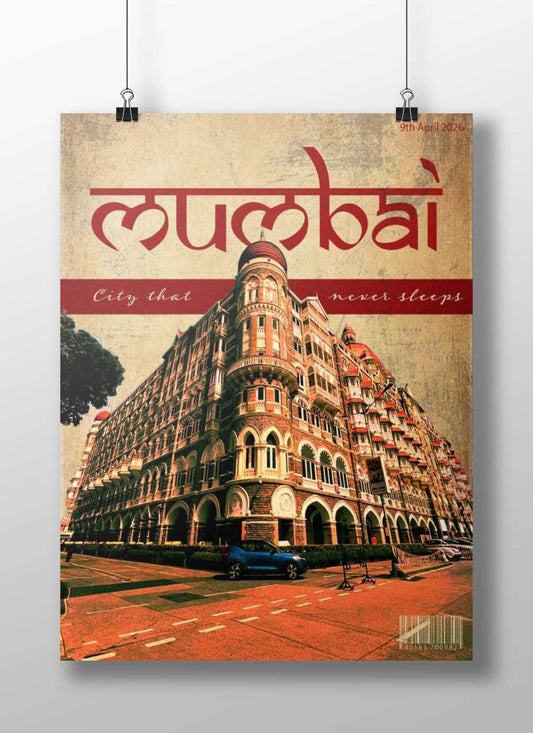Taj Mahal Palace Hotel Main Subject: Taj Mahal Palace Hotel Matte BoizzBoard rigid print — Art wall art India | PosterBoizz