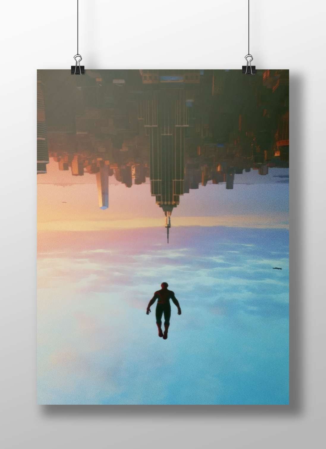 Spider-Man (Marvel Comics) Main Subject: Spider-Man (Marvel Comics) Matte BoizzBoard rigid print — Superhero wall art India