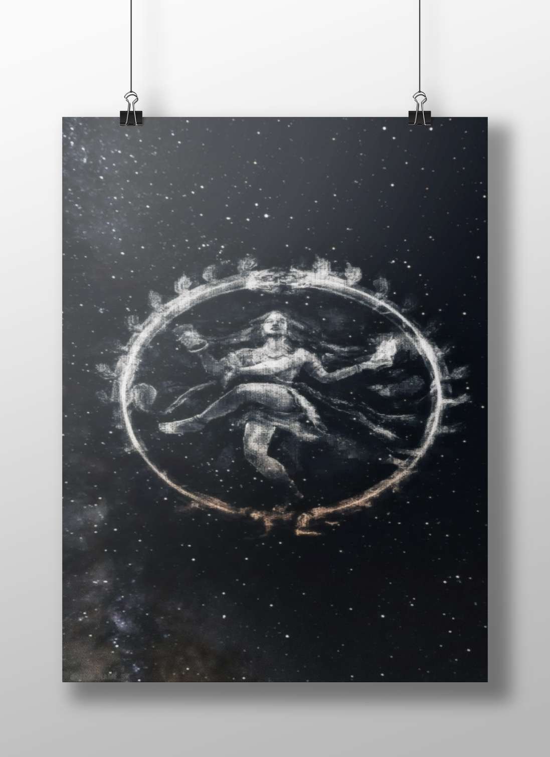 The Roman goddess Luna Main Subject: The Roman goddess Luna Matte BoizzBoard rigid print — Sanatan wall art India |