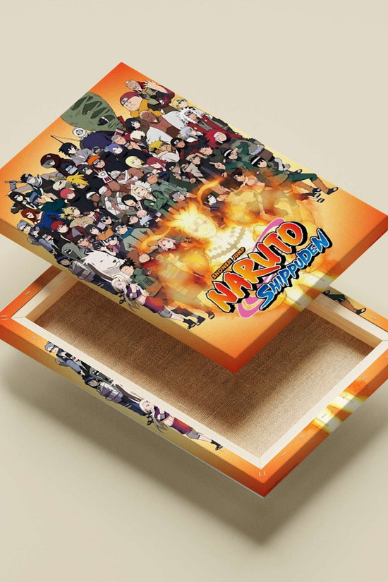 Naruto Shippuden (anime series) Main Subject: Naruto Shippuden (anime series) Canvas wall art — Anime wall art India |