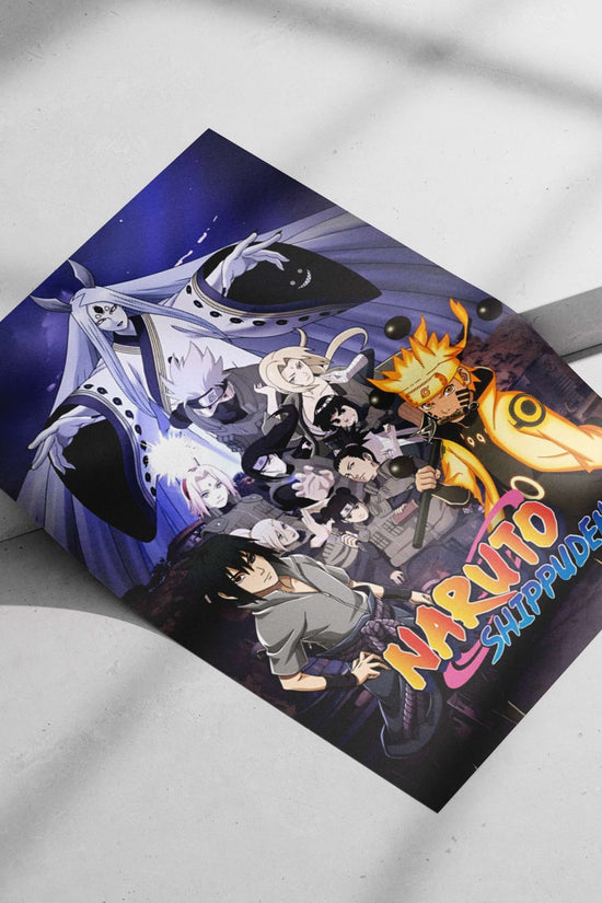 Naruto Shippuden characters Main Subject: Naruto Shippuden characters Matte poster print — Anime wall art India | PosterBoizz