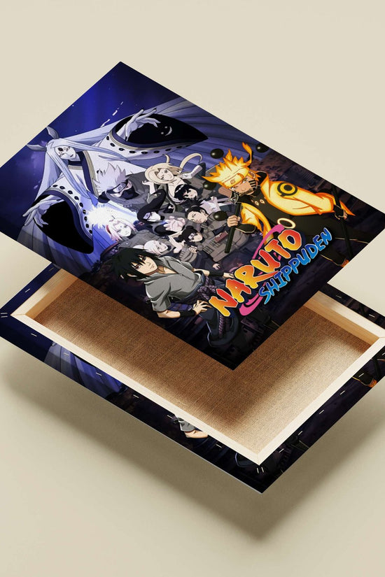 Naruto Shippuden characters Main Subject: Naruto Shippuden characters Canvas wall art — Anime wall art India | PosterBoizz