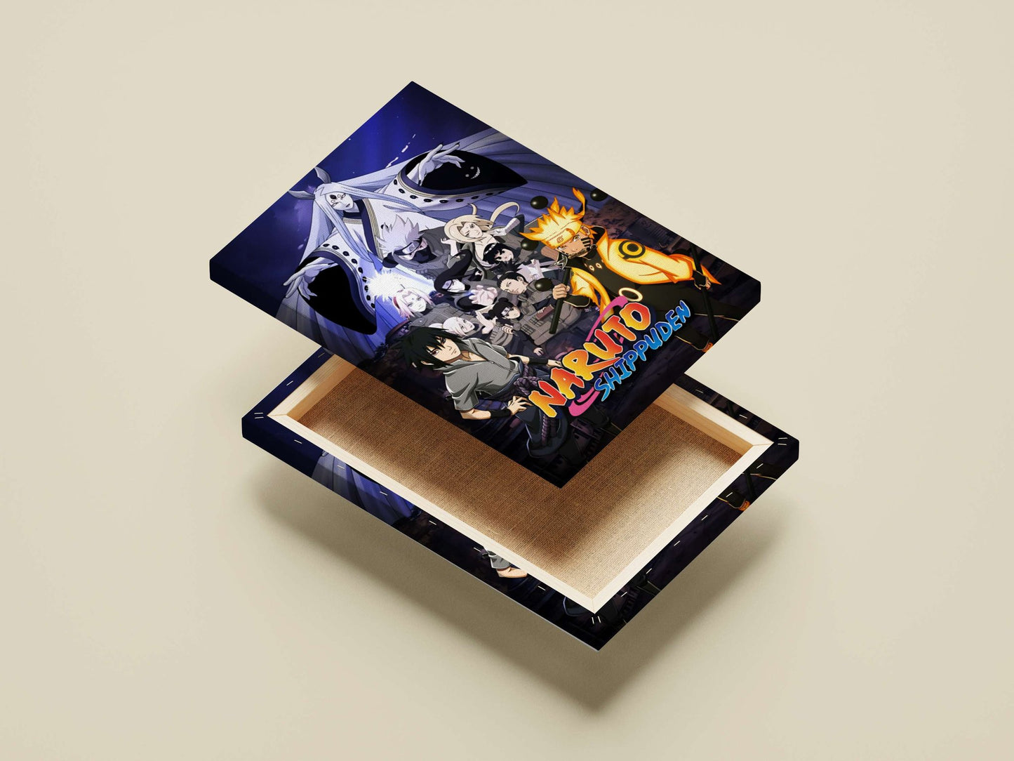 Naruto Shippuden characters Main Subject: Naruto Shippuden characters Canvas wall art — Anime wall art India | PosterBoizz