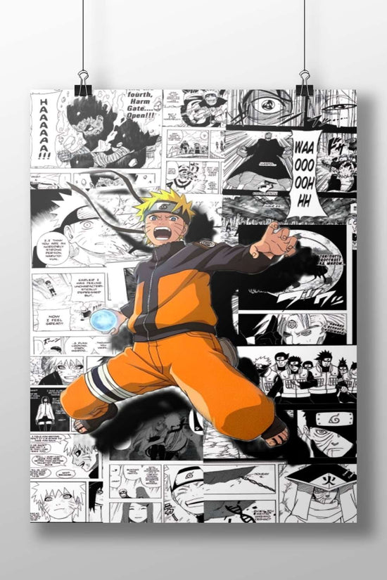 Naruto Uzumaki from the Naruto franchise. Main Subject: Naruto Uzumaki from the Naruto franchise. Matte BoizzBoard rigid