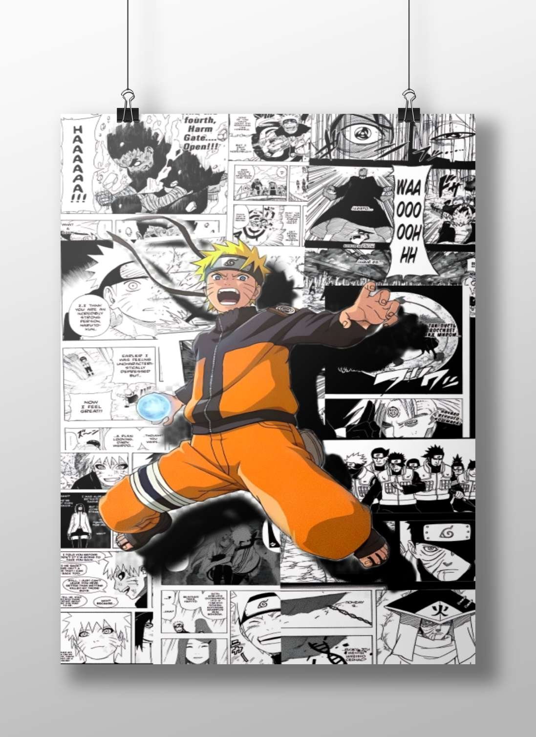 Naruto Uzumaki from the Naruto franchise. Main Subject: Naruto Uzumaki from the Naruto franchise. Matte BoizzBoard rigid
