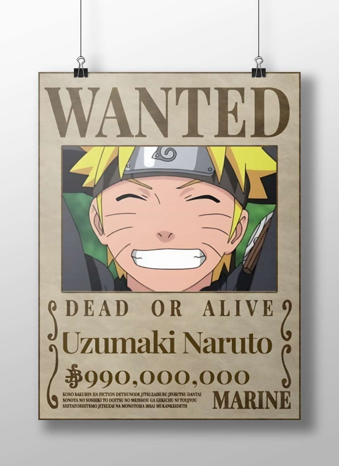 Uzumaki Naruto Main Subject: Uzumaki Naruto Matte BoizzBoard rigid print — Anime wall art India | PosterBoizz