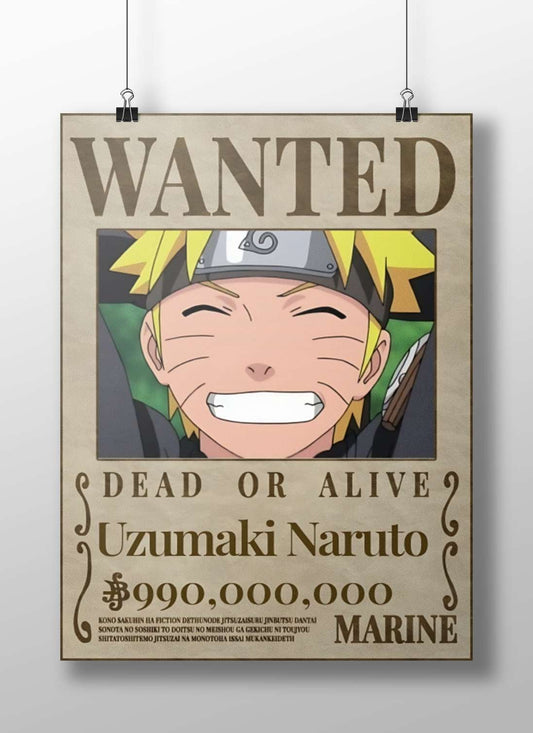 Uzumaki Naruto Main Subject: Uzumaki Naruto Matte BoizzBoard rigid print — Anime wall art India | PosterBoizz