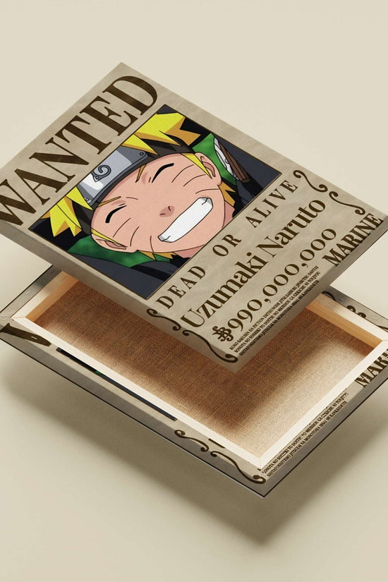 Uzumaki Naruto Main Subject: Uzumaki Naruto Canvas wall art — Anime wall art India | PosterBoizz