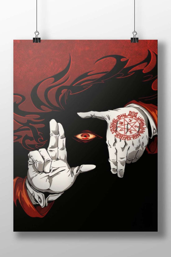 Pentagram tattoo on hand with all-seeing eye Main Subject: Pentagram tattoo on hand with all-seeing eye Matte BoizzBoard
