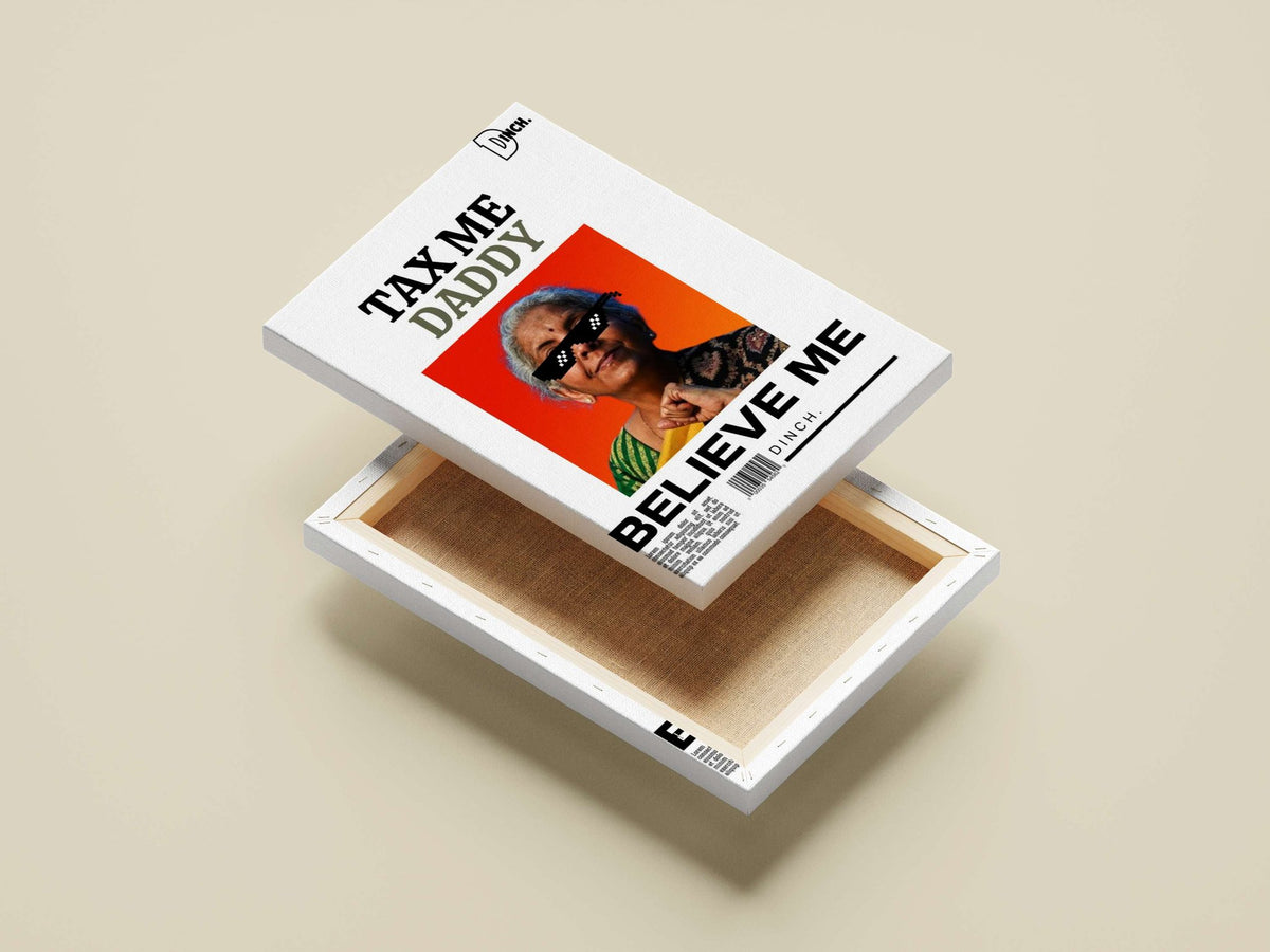 An elderly South Asian woman wearing traditional Indian attire and pixelated sunglasses. Main Subject: An elderly South